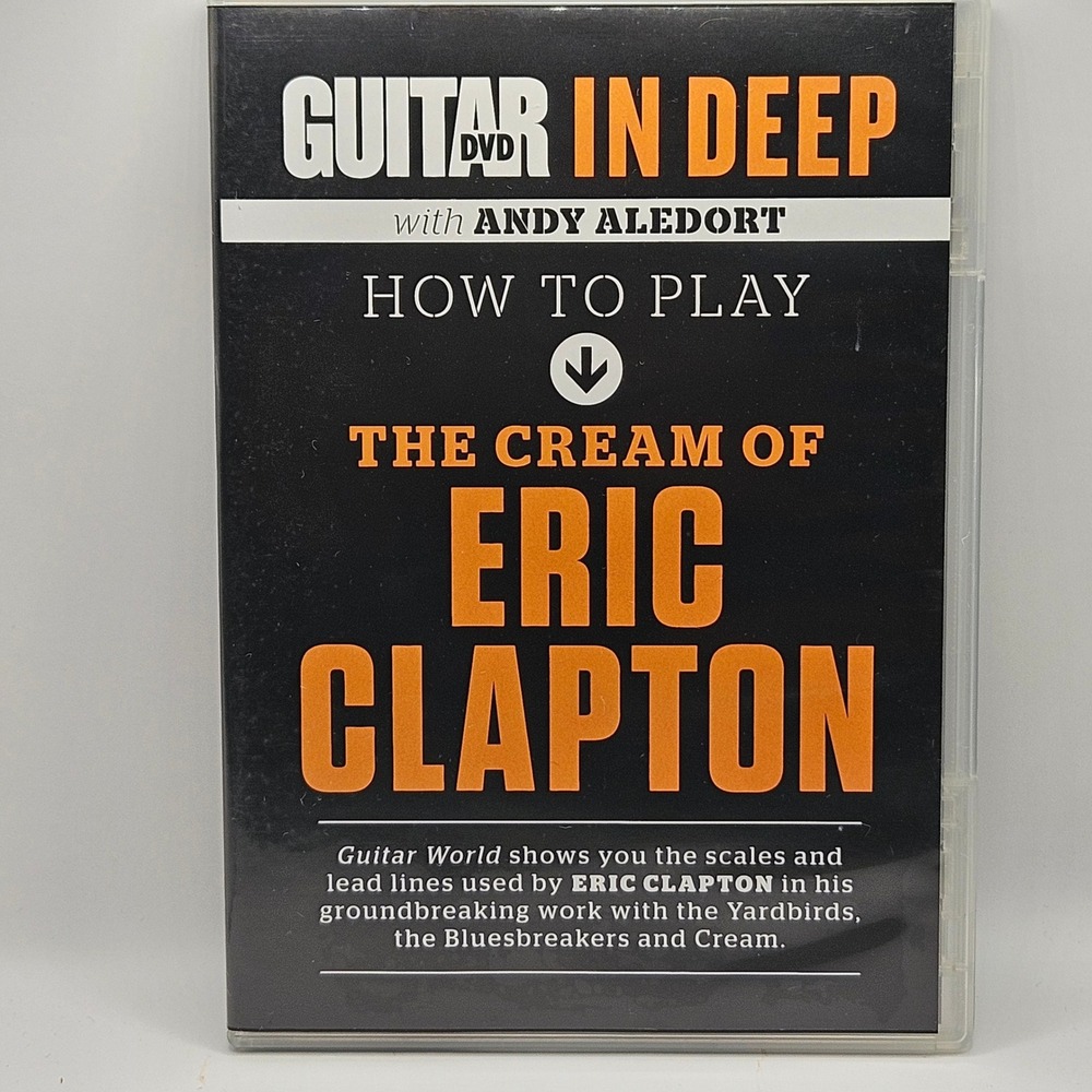 Guitar World In Deep DVD How To Play The Cream of Eric Clapton Andy Aledort 3616